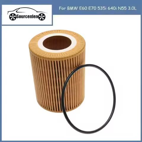 Original Quality Oil Filter For BMW E60 E70 535i 640i N55 3.0L 11427566327 11427541827 F02 F06 Oil F