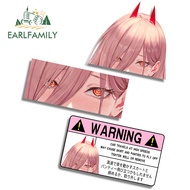 EARLFAMILY 13cm Power Anime Funny Peeker Car Stickers Personality Interesting Refrigerator Windshield Decal Trunk VAN Car Accessories