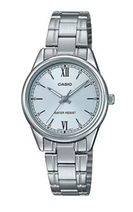 CASIO ของแท้ 100% นาฬิกาผู้หญิง สายแสตนเลสแท้ LTP-V005D LTP-V005D-1B LTP-V005D-4B LTP-V005D-2B2 LT