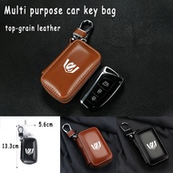 Toyota Alphard Car Logo Key Case Holder Wallets Key Leather Case Cover Keys Organizer Zipper Bag,For