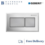 Geberit Pneumatic Actuator Plate Bright chrome 115.932.KA.1 | Toilet Flush Control