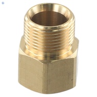 【HOT】M22 15mm Male Thread to M22 14mm Female Metric Adapter Pressure Washer Brass