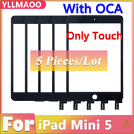 [Handu] จอสัมผัสใหม่5ชิ้นสำหรับ iPad Mini 5 MINI5 A2124 A2126 A2133 A2125สัมผัสหน้าจอแก้วแผงดิจิไทเซ