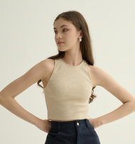 TRIKUL Ordinary - Ember Crop Top เสื้อกล้ามครอปผ้ายืด