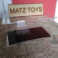 KNOCK DOWN ACRYLIC box SIZE 14x 7 x 7 cm suitable for scale 1:14 n lego