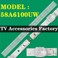58A6100UW HISENSE 58 INCH LED TV BACKLIGHT ( LAMPU TV ) 58A6100 58A6100 UW