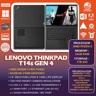 LENOVO THINKPAD T14s/P14s GEN 4 - INTEL CORE i5/i7/AMD RYZEN PROCESSOR - 13/14 INCH FHD IPS DISPLAY