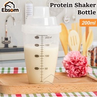 【SG】200ml Protein Shaker Bottle Portable Sports Bottle Gym Bottle for Gym Travel Outdoor