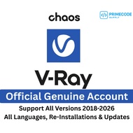 V-Ray 2025 Official Genuine License Activation Account Renderer for SketchUp 3ds Max Maya Rhino Blen