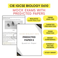 Cambridge IGCSE Biology 0610 Mock Exams with Predicted Papers | Practice with Precision