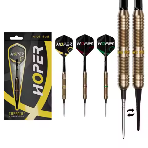 CUESOUL‘HOPER’P1 OTO Point for Both Steel Tip and Soft Tip High Grade Brass Dart Set-20g 2026 New Ar