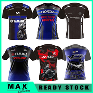 [M.C] Jersey T shirt Yamaha / Baju Lelaki Jersey/ Baju Sukan/Baju Motor