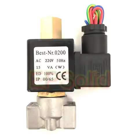 Free Shipping VX2120-08-SS-NO 1/4" Normally Open Stainless Steel Body 2 Way Oil Acid Solenoid Valve 