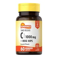 維他命C 1000mg+玫瑰果 60粒(定時釋放配方) -非基因改造- 亦適合素食人士_美國製造