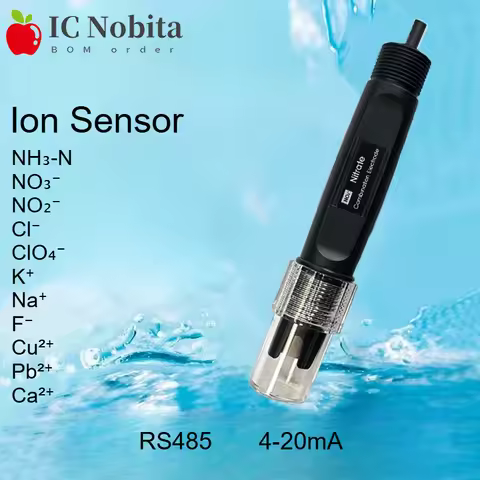 Water Quality Sensor Ammonia Nitrogen Detector with Fluoride Potassium Sodium Lead Copper Calcium Ch