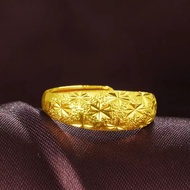 ของแท้100% ทองแท้หลุดจำนำ Jewellery Ring Gold Plated แหวรทองแท้ แหวนทองคำแท้100 แหวนปรับขนาดได้ แหวนทอง0 6กรัม แหวนทองแท้ครึ่งสลึง k-gold แหวนทองแท้ถูกๆ แหวนแฟชั่น ring set แหวนผู้หญิงเท่ แหวนทอง24kแท้ ห้างทองย่งเฮง ของขวัญวันเกิด ทองคำแท้ ผ่อน0