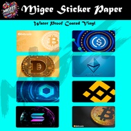 CRYPTO - (SKIN CARD STICKER) ATM/CREDIT/DEBIT/BEEP Waterproof Sticker Card Sticker