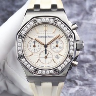 Audemars Piguet Audemars Piguet Royal Oak Offshore Series 26144ST Automatic Mechanical Female Watch Date Chronograph Original Diamonds