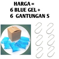 100GRAM Blue ice gel gram superice quality fan gel ice gel/ ice gel ice pack 100grambiru