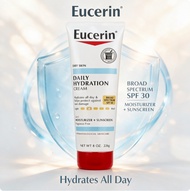 ครีมทาหน้าและตัวสำหรับเด็ก Eucerin Daily Hydration SPF30 226g ไม่มีน้ำหอม ชุ่มชื้นตลอดวัน กันแดดปกป้