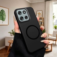 Case For Moto G56 / Moto G86 Phone Casing For Motorola Moto G86 5G MotoG56 Minimal Matte Black Soft 