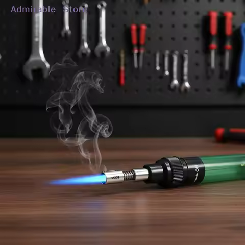 1300 Celsius Portable Gas Cordless Soldering Iron Pen Adjustable Welding Tip for Field Work