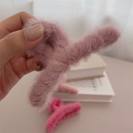Plush Hair Clip Korean Fashion Hair Clip Autumn And Winter New Shark Clip Cute Hair Accessories 鲨鱼夹
