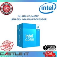 Intel Core i3-14100 / i3-14100F 14th Gen LGA1700 Processor CPU BX8071514100 / BX8071514100F