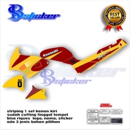 KAWASAKI Striping Sticker SERPICO 150kawasaki 杯 1993 transparent variation MAXDECALL can be requeste