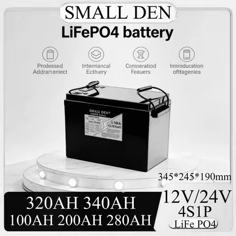 12V 100AH 200Ah 280Ah 320AH 340Ah lithium iron phosphate battery 12.8V 4s 100A BMS for camping vehic