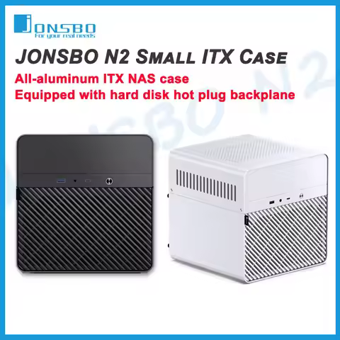 JONSBO N2 NAS Mini Case Storage All-In-One Home Office Server PC Case 5 Hard Disk Location Hot-Swapp
