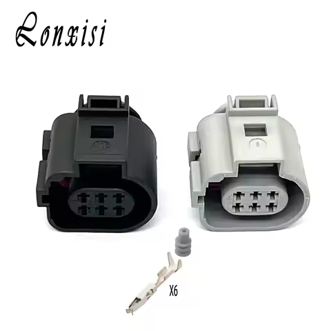 1/5/10/20 Sets 6 Pin EGR Valve Connector Plug Cable Wire Harness Socket For Audi VW 1J0973713G 42121