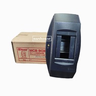 Broco box MCB 2 Group dudukan MCB meteran Listrik