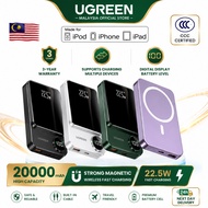 UGREEN CCC Certified MagneticPowerbank 20000mAh 22.5W PD FastCharge Wireless Charger 15W MagSafePort