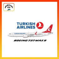 Boeing 737 Max 9 Turkish Airlines Assembly Paper Model - MohinhgiayVN