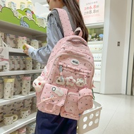 High-Appearance Ita Bag Backpack Transparent Backpack Large Capacity Student School Bag Lightweight 