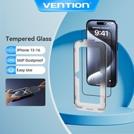 Vention iPhone Screen Protector For iPhone 16/15 Pro Max Plus HD Tempered Glass with Dust-Free Insta