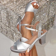 Silver Cross Strap Sandals Female 7.2c20260525