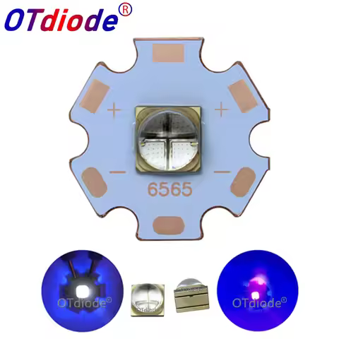 10W 12W Original Korea LG 6565 UV Led Chip Purple Light 365nm 375NM 385nm 395nm 6.5-7.5V 405nm Diode