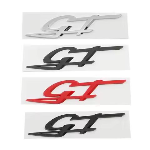 Car 3D ABS GT Logo Decals Emblem Badge Sticker For Maserati Levante Quattroporte Ghibli Modena GT MC
