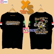 Yuns// KAOS DISTRO PRIA BEDA BOS BEDA GAJI 2 // XTREME-STORE S-5XL