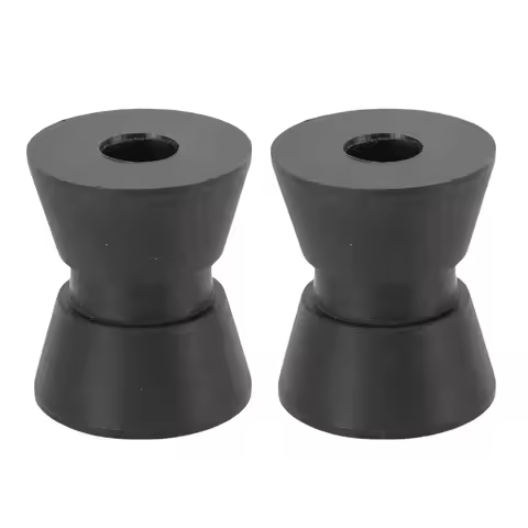 2Pcs Boat Trailer Roller 1.5 X 1.9in Nylon Anti Scratch Bow Roller Assembly for Yacht Marine Motorbo