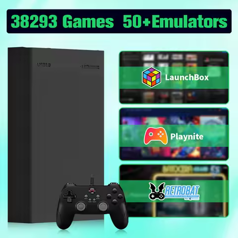 Hyper Base MIX 500G Retro Gaming Hard Drive Disk Game Console for PS3/PS2/SWITCH/XBOX/PS1/N64/DC/WII