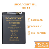 Somostel - BN51 Redmi 8 / Redmi 8A / Redmi 8A Pro Baterai Batre Batrai