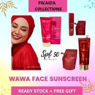 WAWA SUNSCREEN/ WAWA FACE SUNSCREEN/ WAWA BODY SUNSCREEN/ TRIAL PACK/ WAWA COSMETICS/ WAWA ZAINAL/ S