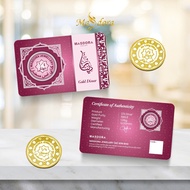 【 2025 SPECIAL PROMO 】MASDORA 999.9 Gold Signature ¼ Dinar ~ 1.06GM (EMAS 999.9/24K)