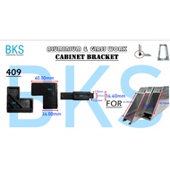 409 ALUMINIUM CABINET L BRACKET