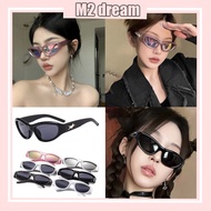 【READY STOCK】Y2k Sunglasses European And American Fashion Sunglasses Women's Cat Eye Glasses UV400 C