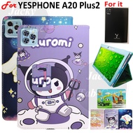 For Tablet Yesphone A20 Plus2 Android 12 10.5" 10-inch Thinner PU Leather Case Magnetic Flip Stand C