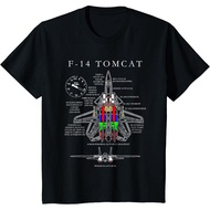 F169 Children's T-Shirt F-14 Tomcat Specs Shirt T-Shirt S-5XL